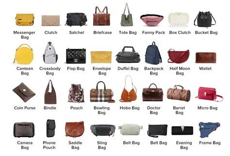 types of satchels